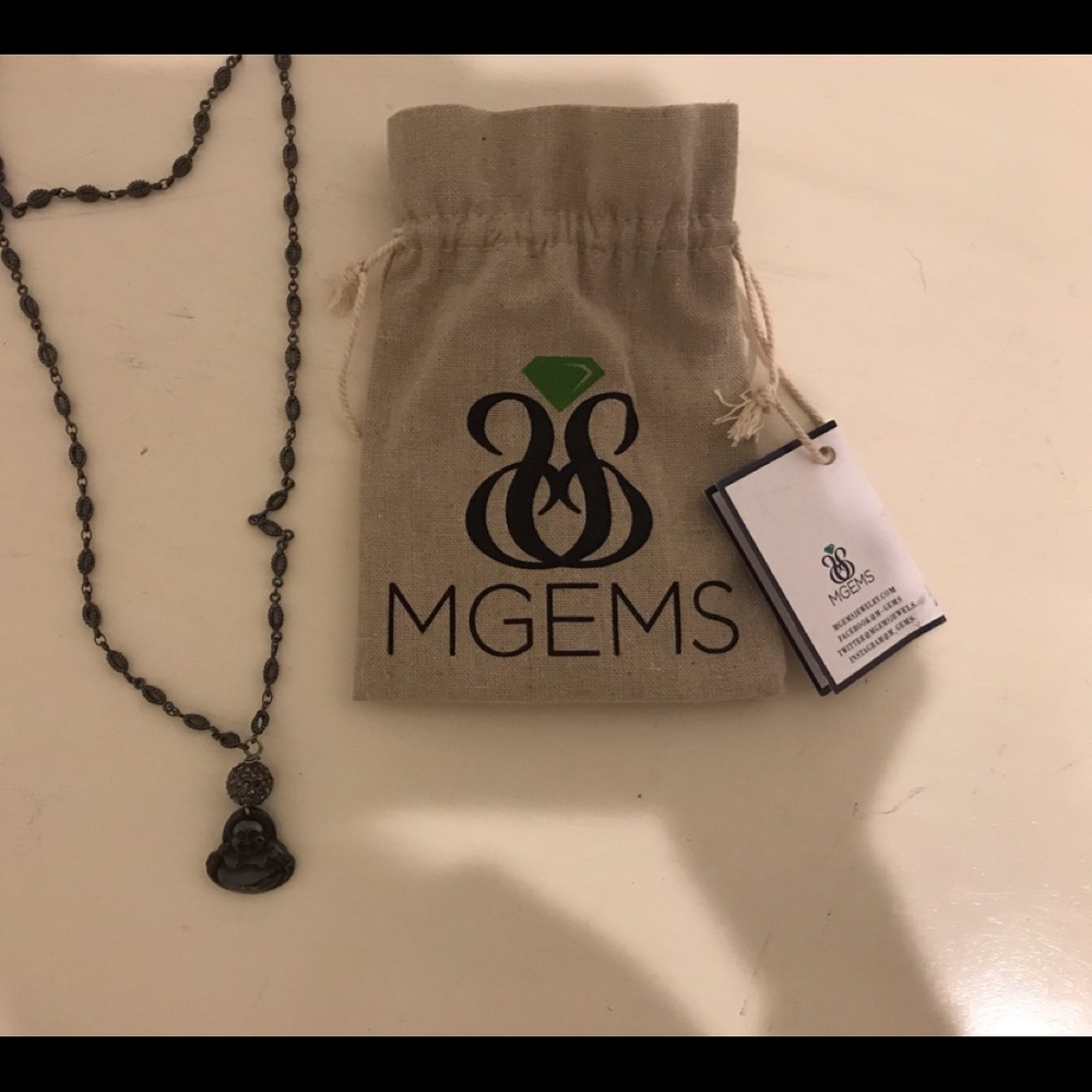 Mgems budda necklace NEW